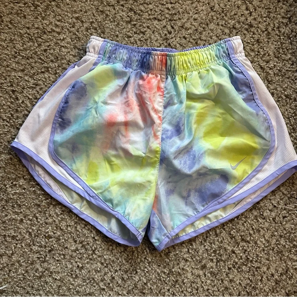 Nike Women’s Dry Fit Tempo Running Shorts - Blue and Pastel Bundle - Picture 2 of 7